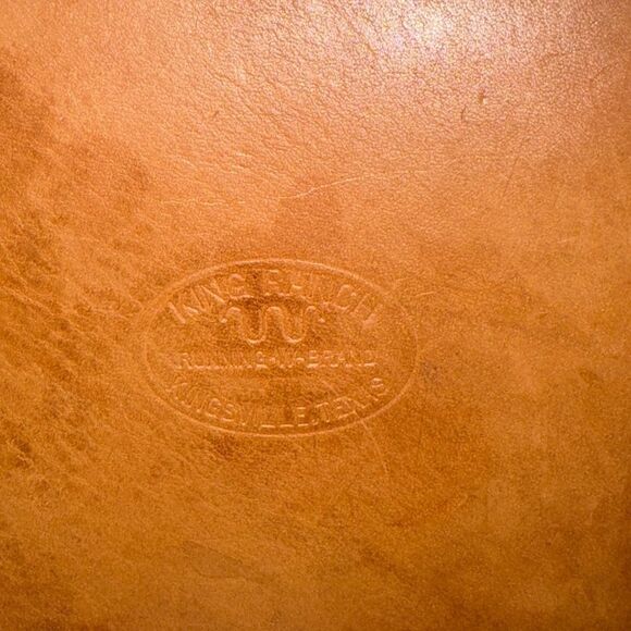 King Ranch Leather Portfolio Notepad Case Organizer Binder Planner small - Picture 3 of 8